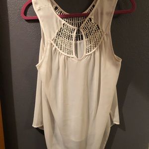 White Lace Tank